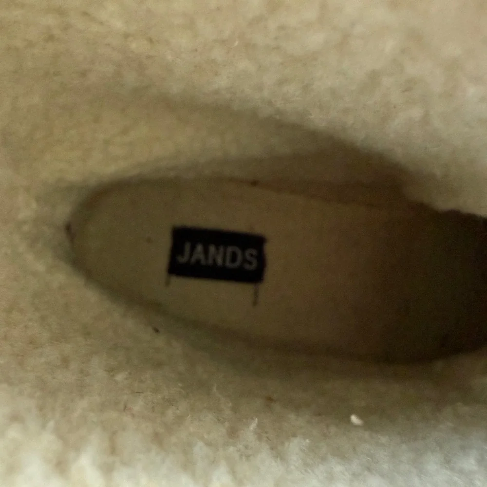 Jands Women's Brown Faux Leather Mid-Calf Winter Boots Fleece Sherpa Trim Size 9